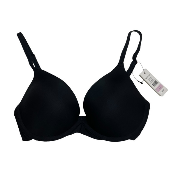 Skarlett Blue Breathless Multi Way Pushup Bra Black 30D New - Picture 1 of 7